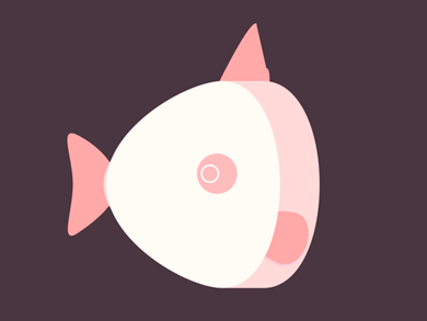 un poisson qui bouge